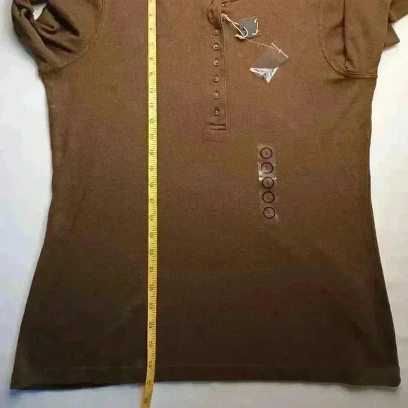 Bass Pro Shops Natural Reflections Size L 10 Button Long Sleeve Mock Turtleneck - Picture 6 of 8